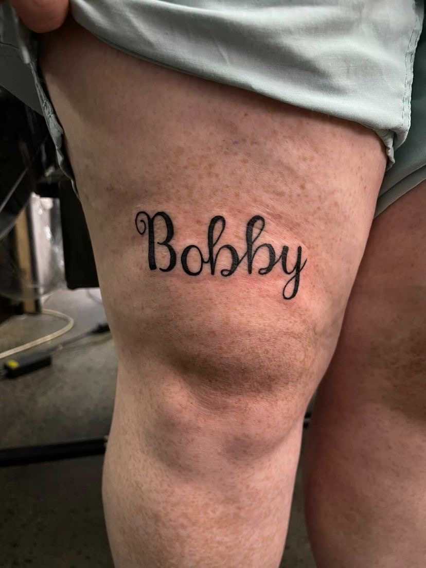 Booby Name Tattoo Designs